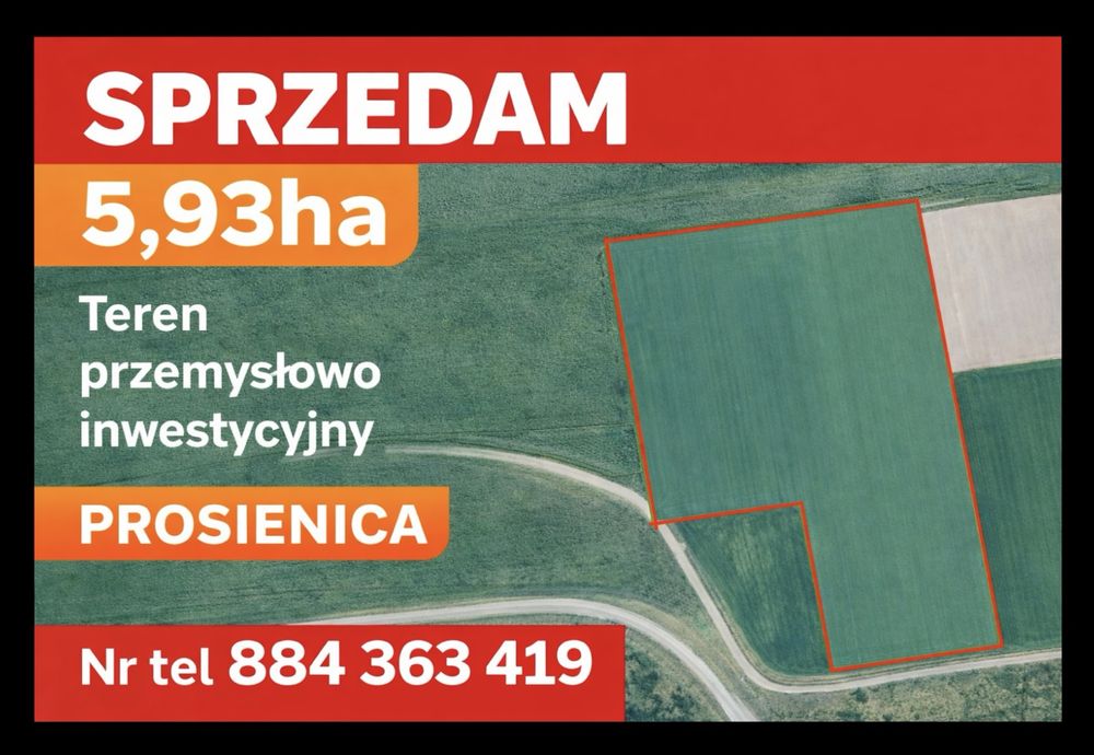 Działki Inwestycyjne przy trasie S8|MEDIA|PROSIENICA - Widok 2