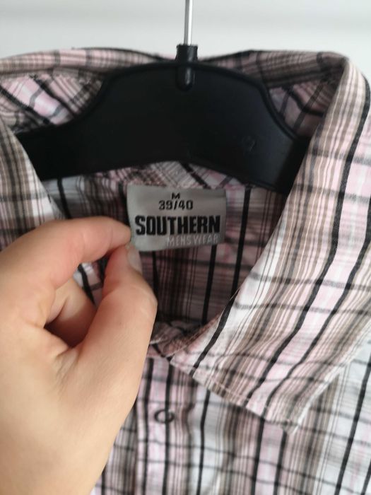 Takko Fashion Southern koszula w kratę z krótkim rękawem 39/40/M