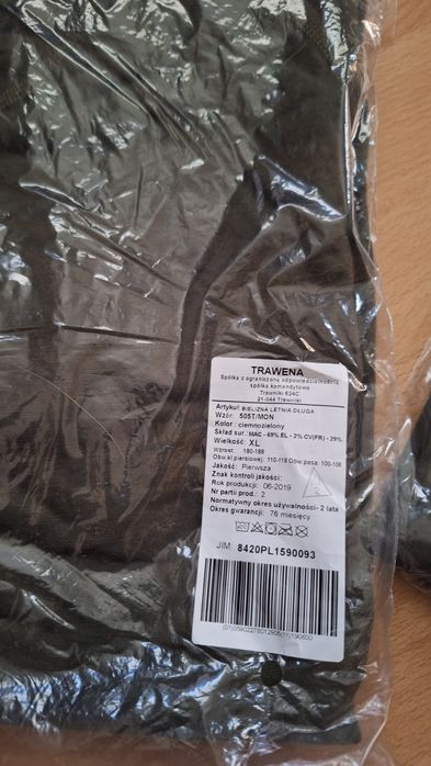 Bielizna letnia długa wz. 505T/MON