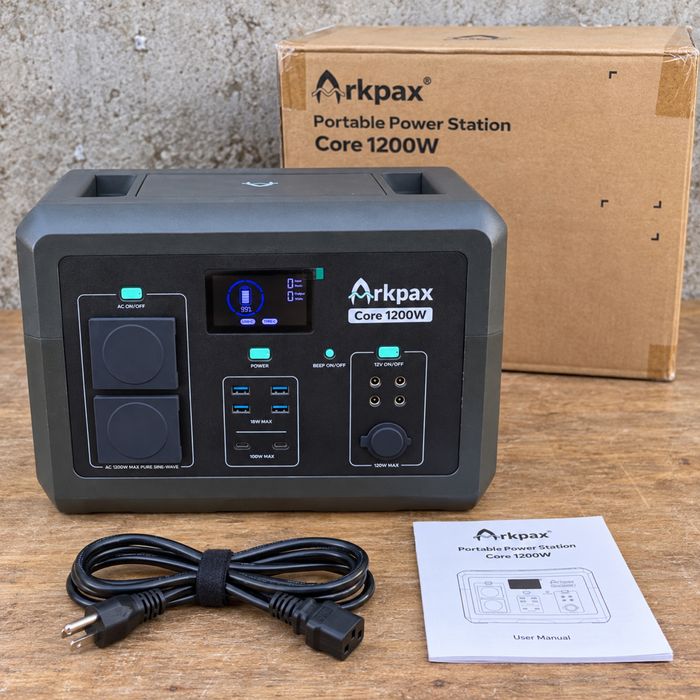 Зарядна станція Arkpax Core 1200W 1024 Вт·год LiFePO4