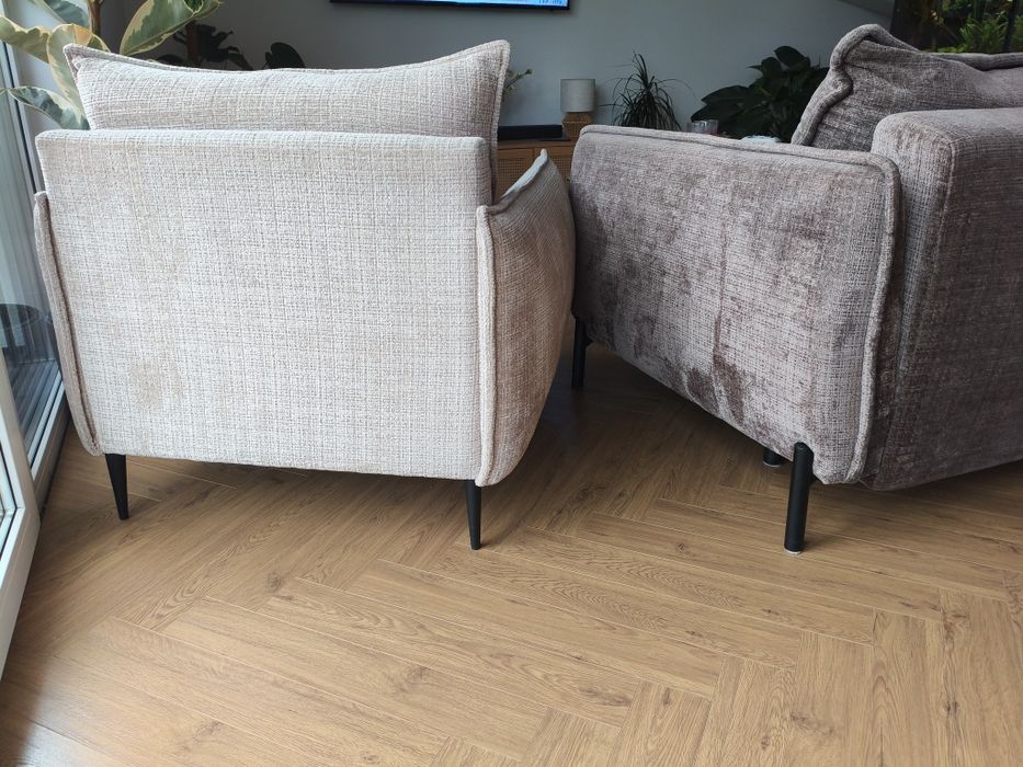 Używana sofa i fotel