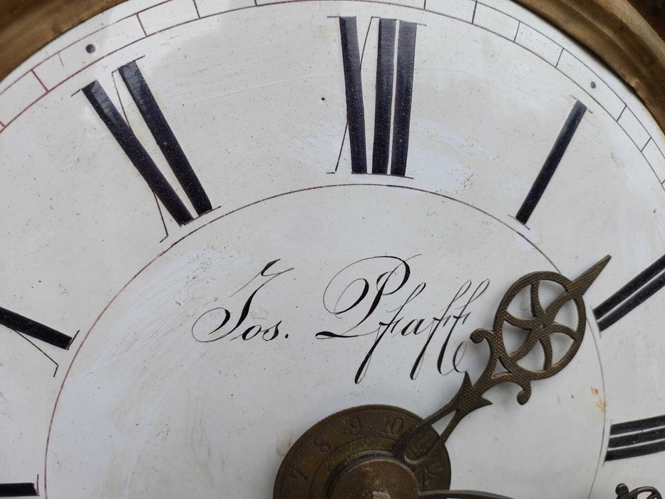 165 Stary zegar wkład mechanizm comtoise komplet budzik