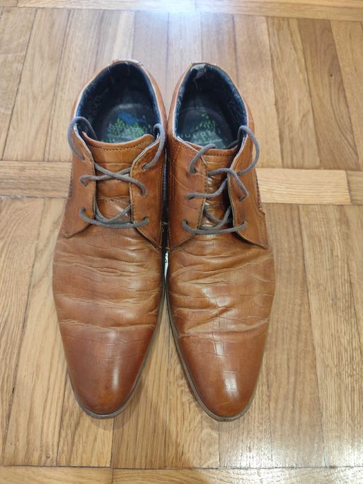 Buty męskie skórzane brązowe Bugatti 44