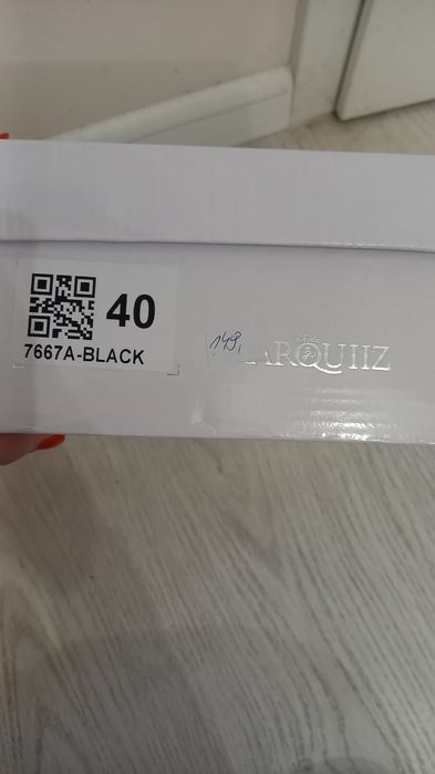 Piękne czarne botki 40 25,5 haft ekozamsz wiosna  Marquiiz