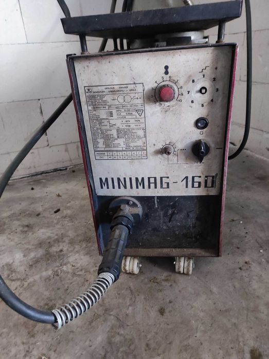 Spawarka Migomat MINIMAG-160 kpl. z butlą i reduktorem.