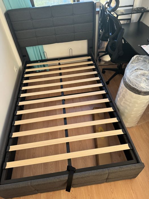 Cama Box Corpo e meio 120x200 e colchão Novos