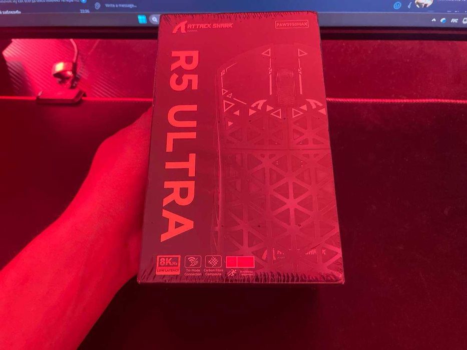 Бездротова ігрова мишка ATTACK SHARK R5 Ultra BLACK