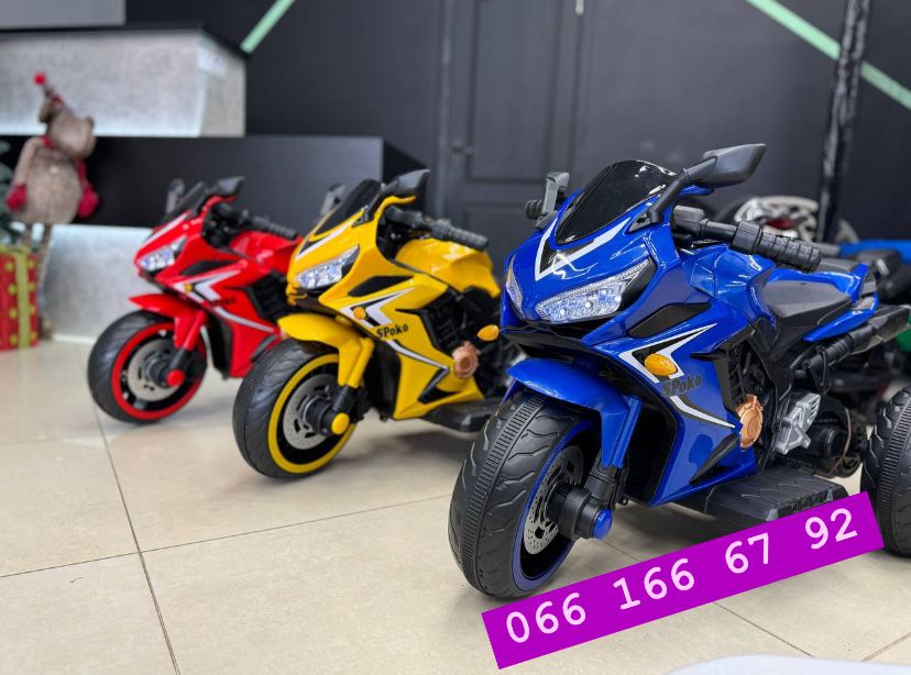 Електромотоцикл дитячий | Байк | Електричний мотоцикл | Квадроцикл