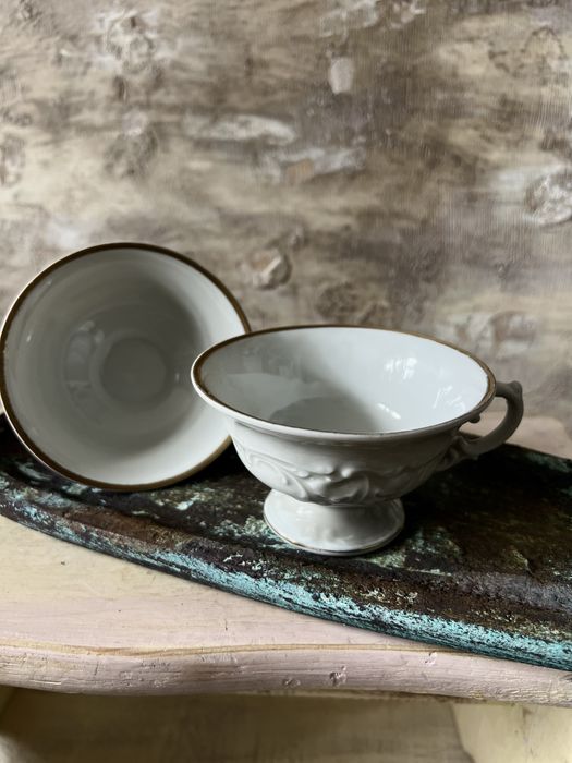 6 porcelanowych filizanek Walbrzych