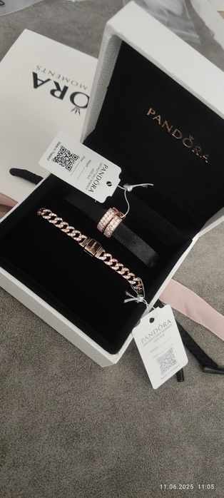 Pandora Пандора  сережки кульчики червоні серця