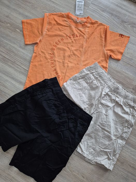 Spodenki H&M + T-shirt coccodrillo r. 170