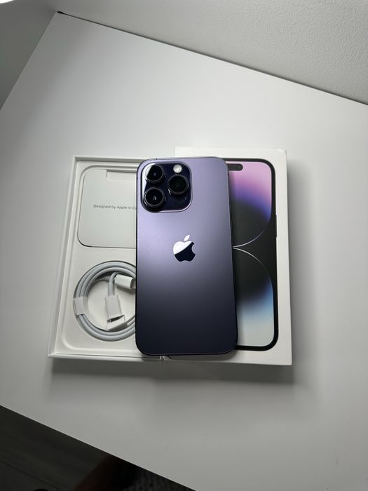 iPhone 14 PRO 128 GB | 100% Kondycji | PIĘKNY!