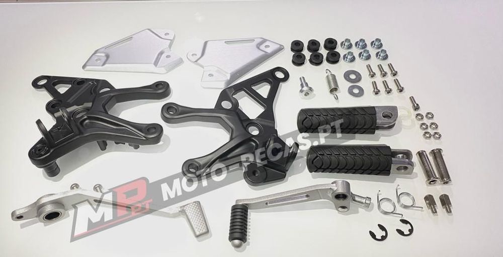 pousa pes completos dianteiros kawasaki z900 2017 - 2020