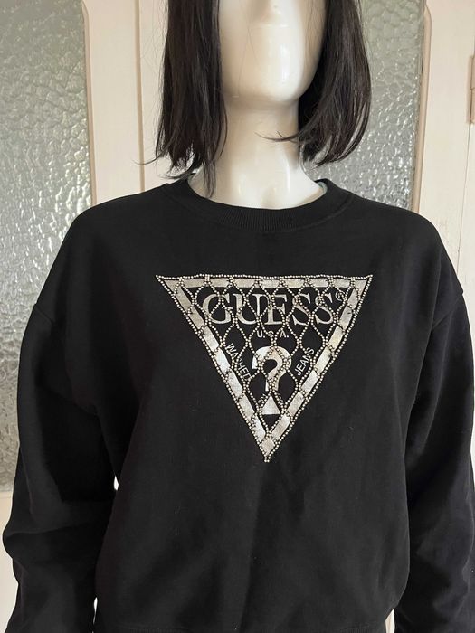 Czarna bluza damska GUESS, rozmiar S