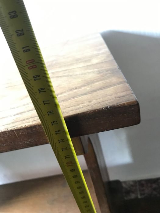 secretária de madeira vintage