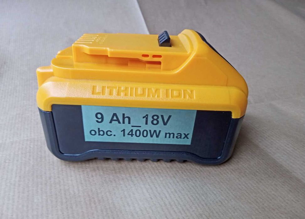 bateria akumulator DeWalt 18V realne 9Ah