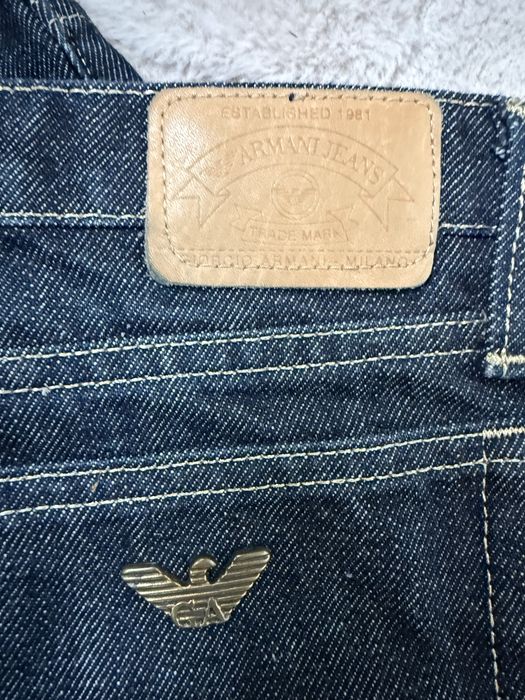 Рідкісні архівні джинси-карпентери armani jeans (made in italy) — колекційний вінтаж 27р ( S)