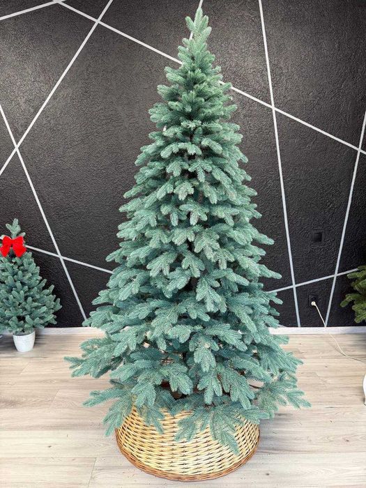 Ялинки штучні литі, блакитні/зелені, 3 види, висота від 1.5 м до 2.5 м