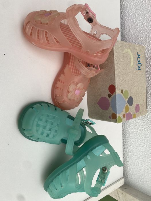 Igor Sandalias Sapatos de agua praia, piscina tam 21 irmãos/gemeos