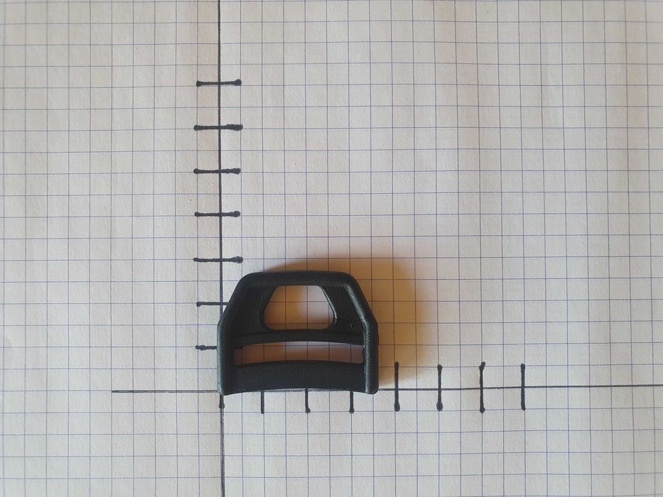 Zaczep do karabińczyka 30 mm galanteria plastikowa 100 szt