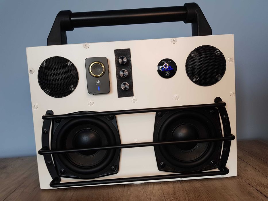Boombox głośnik 120W RMS / Custom / Old school / bluetooth / surround