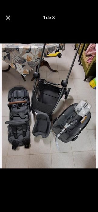 Duo Bebeconfort + base isofix + cadeira auto Bebeconfort