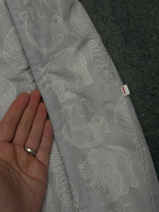 Зимовий комбінезон конверт reima 68-74 + пінетки та краги