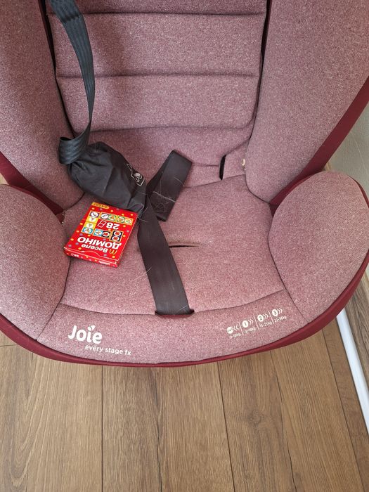 Автокрісло Joie Every Stage FX (Isofix),Cranberry, червоний колір мела