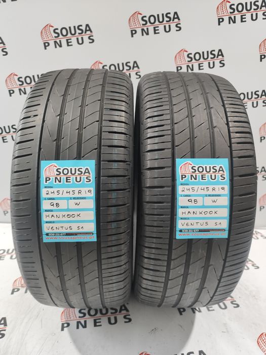 2 pneus semii novos 245-45R19 Pirelli - Oferta da Entrega