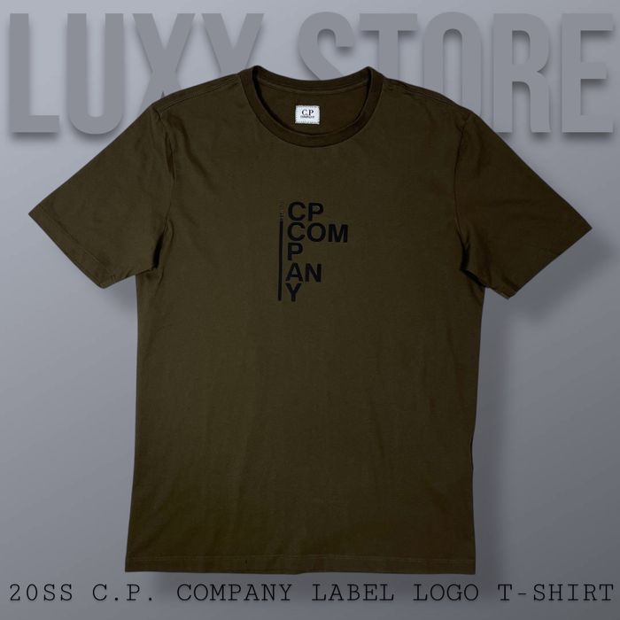 Футболка C.P. Company Label Logo (C P, CP, сипикомпани)