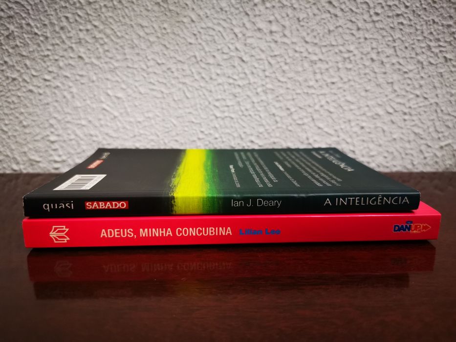 2 Livros Traduzidos - A Inteligência / Adeus, Minha Concubina