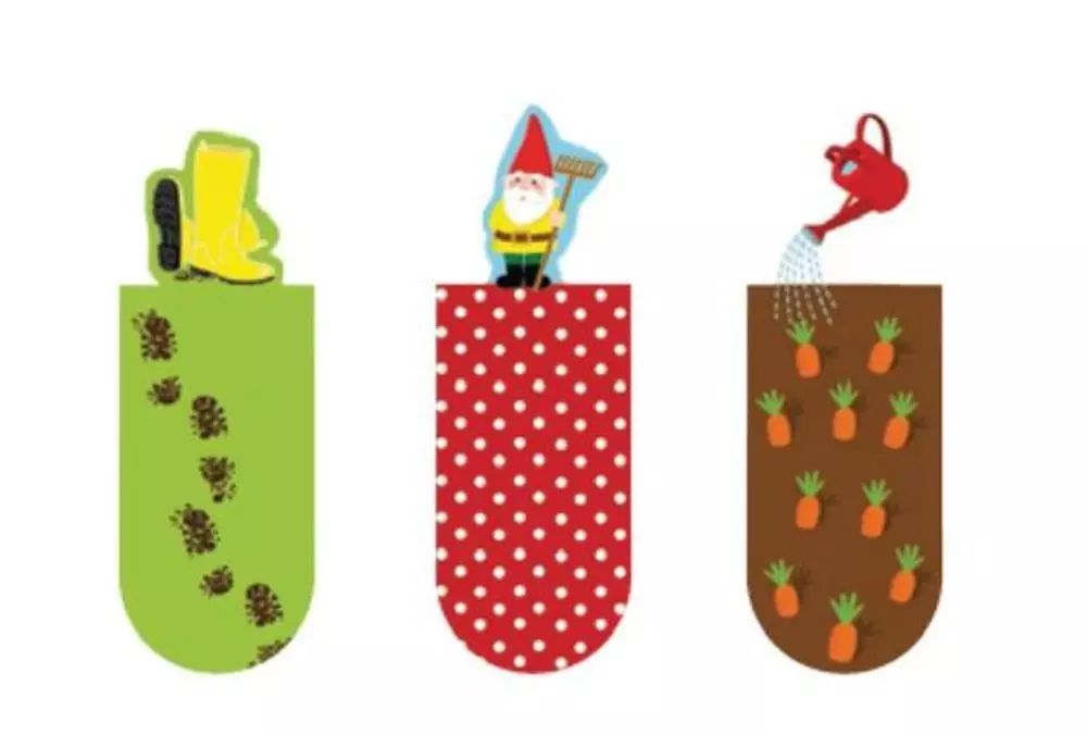 Zakładki magnetyczne Ogród