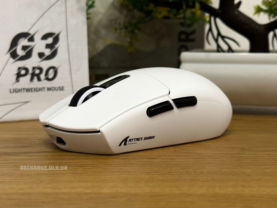НОВІ Attack Shark G3 PRO 25000 DPI Wireless | ІГРОВА БЕЗДРОТОВА Мишка