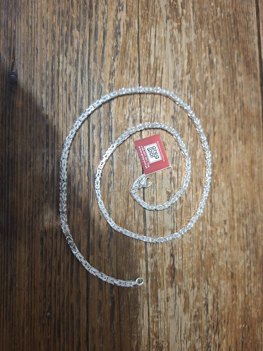 Klasyczny srebrny łańcuch KRÓLEWSKI 37,0g 60cm