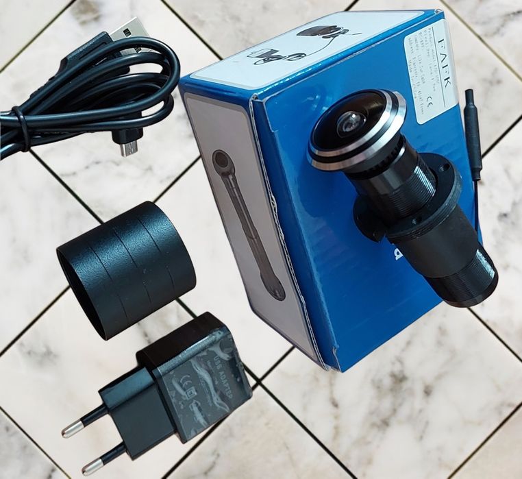 (НОВЫЙ) HQcam XJD-105C Охранная мини WiFi IP камера дверной глазок