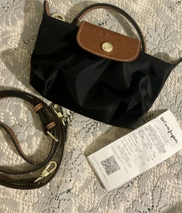 Mala longchamp mini preta