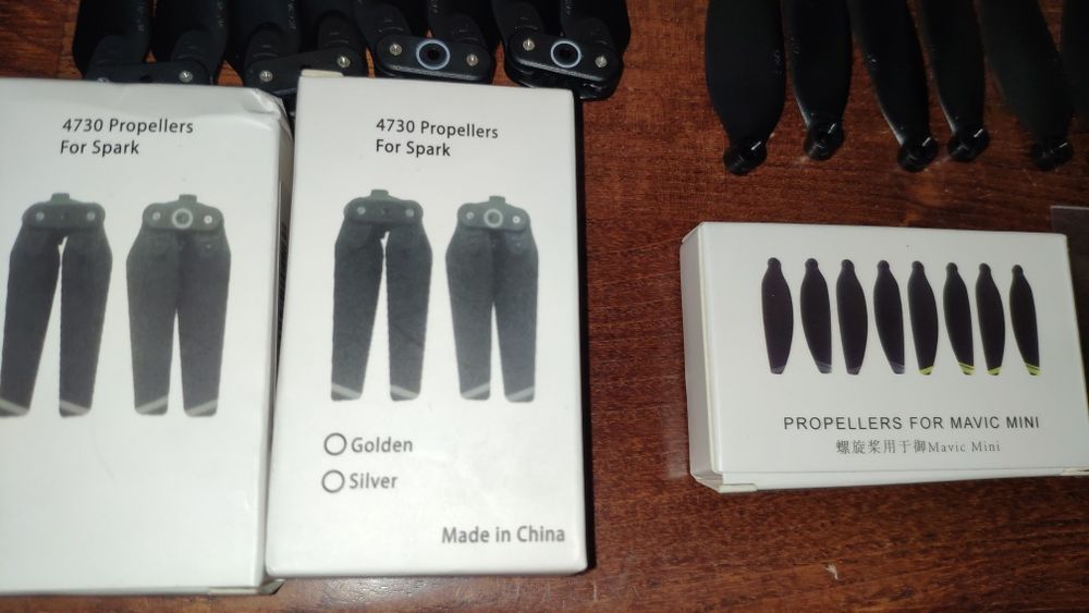 пропеллеры винты 8330, 8743 Dji Mavic 1, 2, 3, air2, mini 2, spark