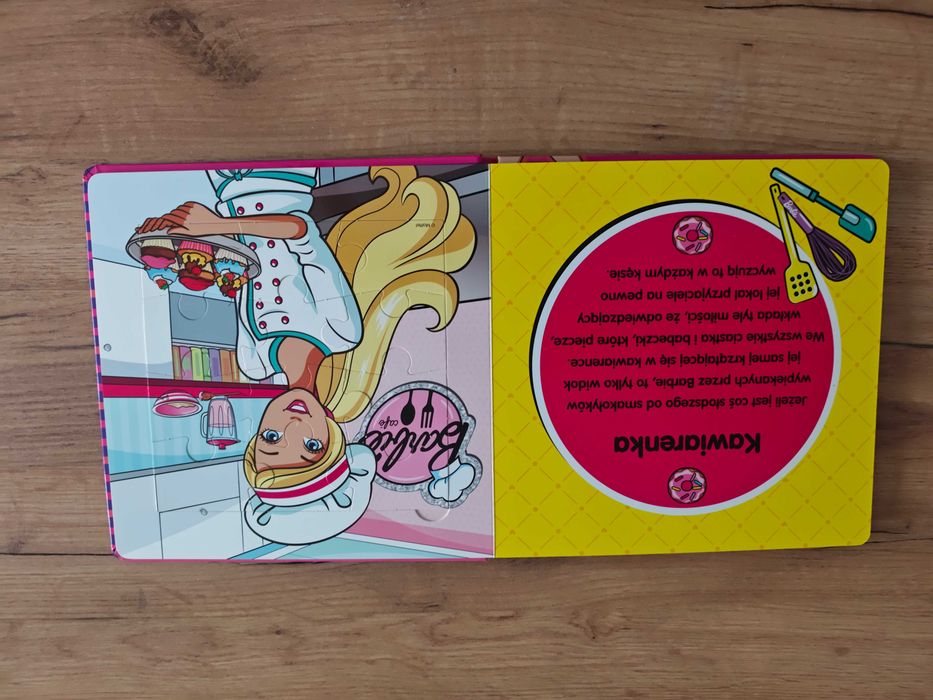 puzzle ksiązka Barbie