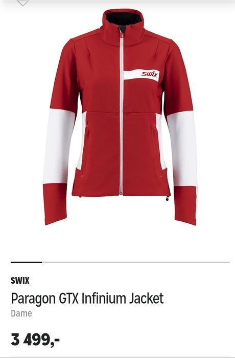 Kurtka Swix Gore-tex Paragon GTX Infinium roz,M,38,36,s bluza biegowa