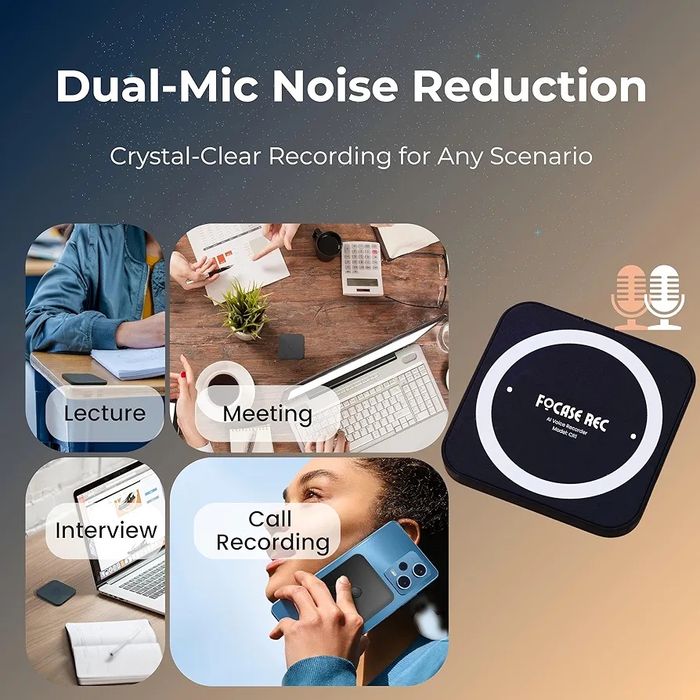 FoCase Note - диктофон зі штучним інтелектом