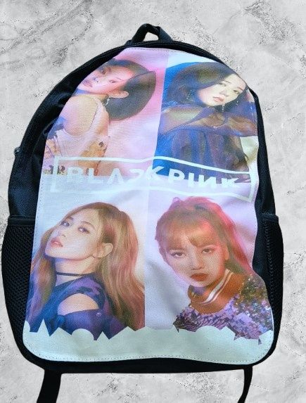 Школьный рюкзак black pink и сумка для обуви
