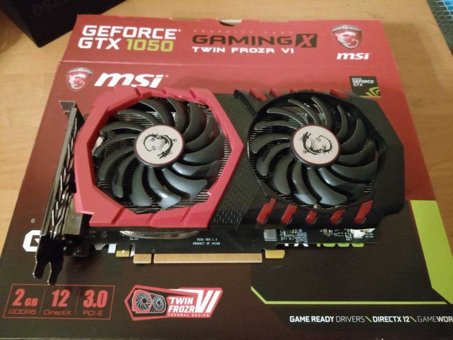 MSI GTX 1050 2GB sprawna karta graficzna