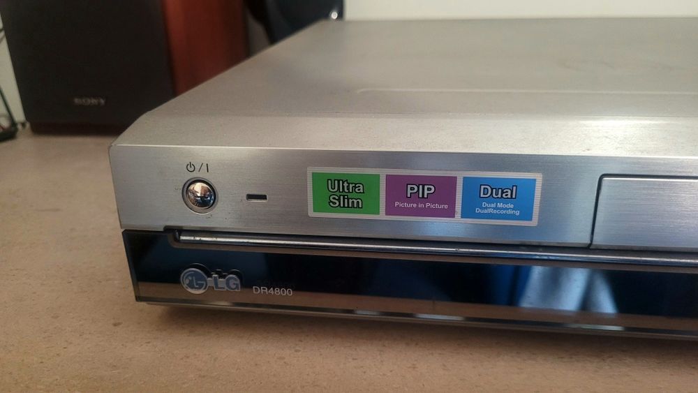 Gravador DVD e TV LG DR4800 com Disco Rígido 80GB