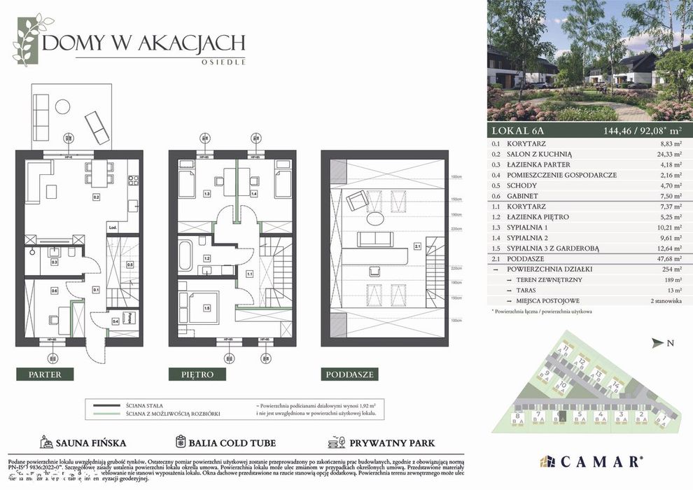 Domy w Akacjach | Nowe kameralne osiedle w Łodzi