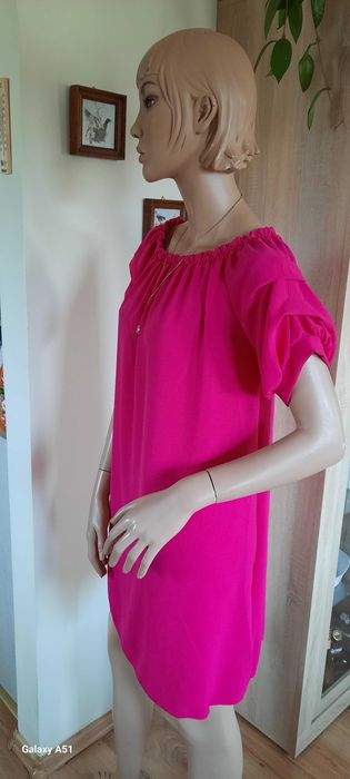 Sukienka fuksja hiszpanka