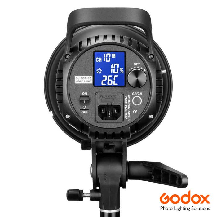 Godox комплект постійного LED світла: SL60W + октобокс з сотами 95см