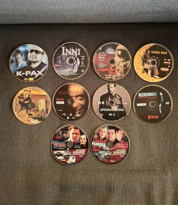Płyty DVD filmy Inni Hannibal Edi Capricorn one Uprowadzona Bezsenność