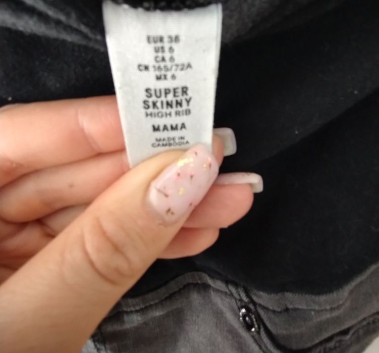 Spodnie ciążowe 36