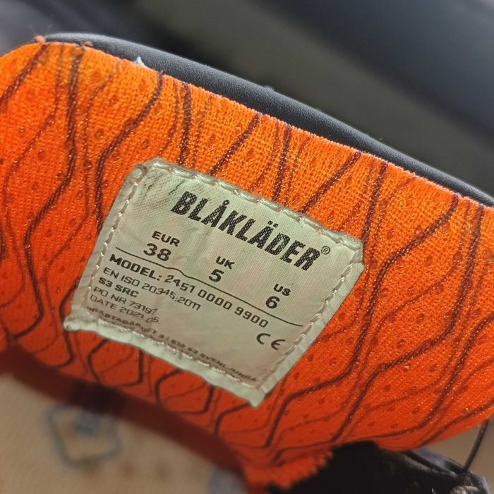 Damskie buty robocze Blaklader 2451 S3 Elite. Rozmiar 38. Świetny stan