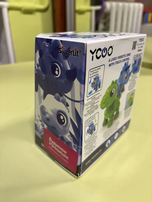 Робот-динозавр Silverlit Heads Up Трицератопс синій